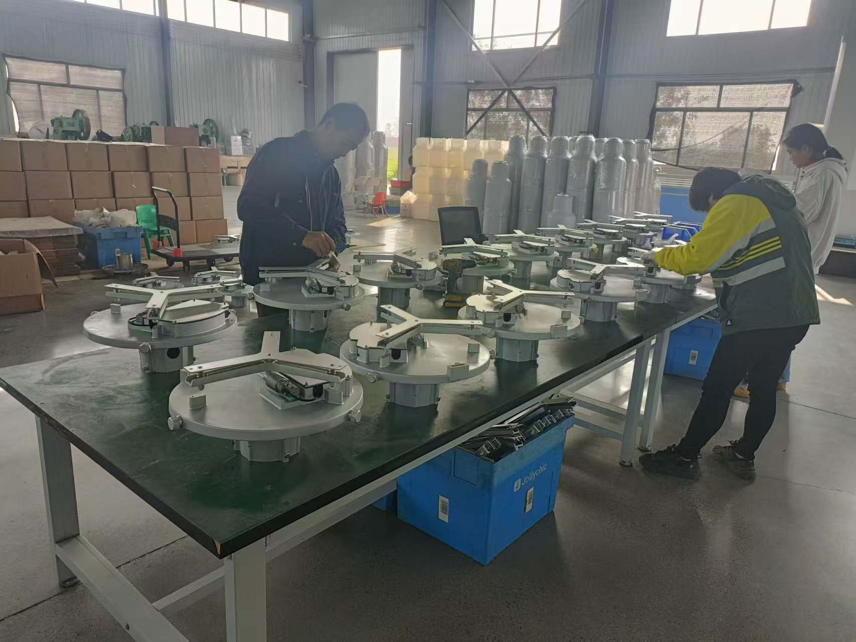 Factory assembly floor